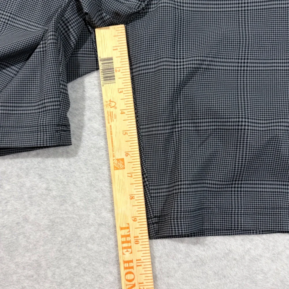 Ben Hogan Golf Shorts Mens 42 Grey New Performance Micro Check UPF 50 Caviar